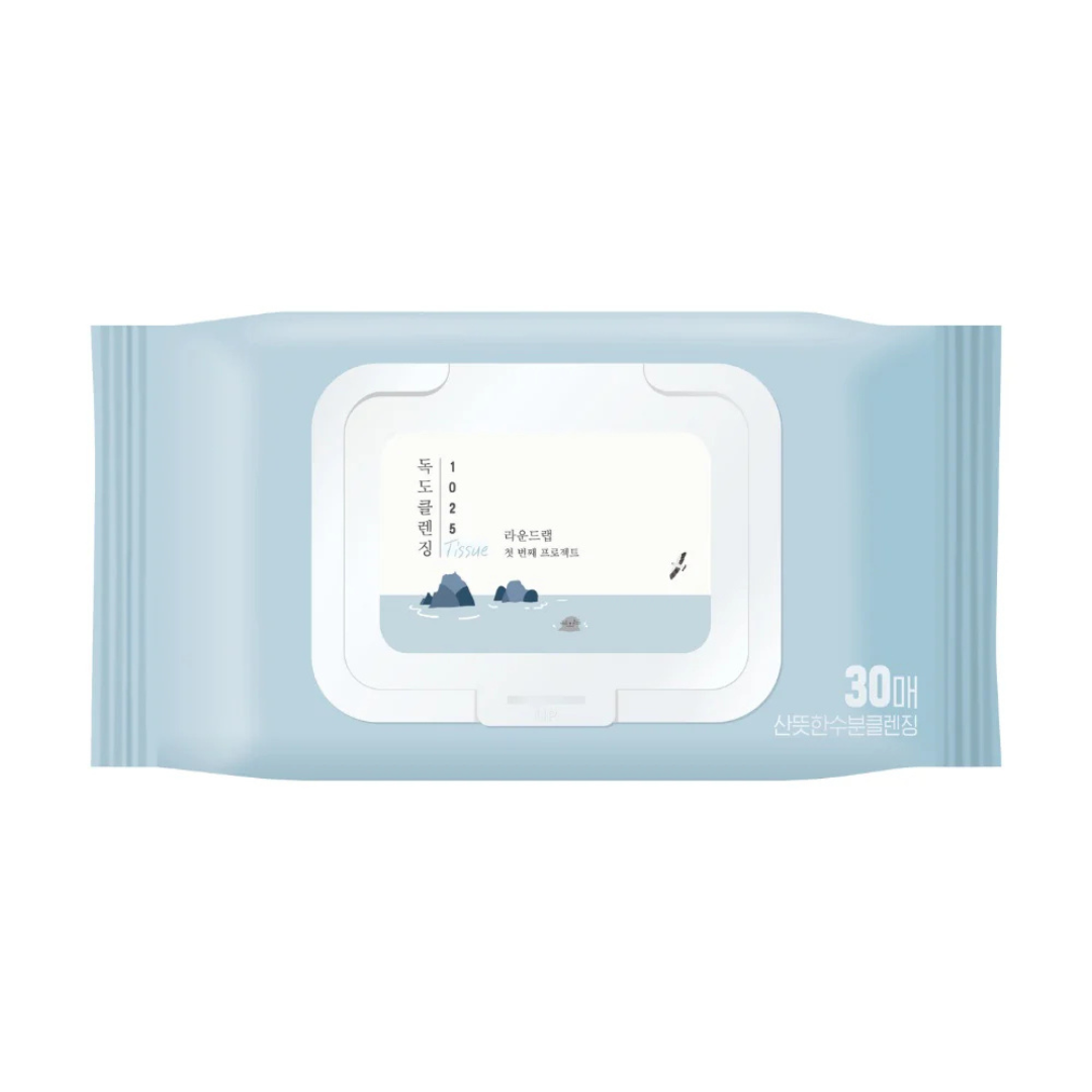 1025 Dokdo Cleansing Tissue - 30 Sheets
