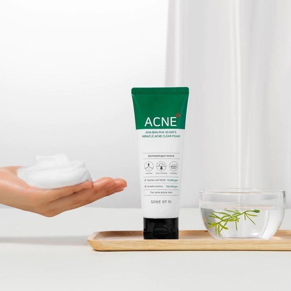 AHA.BHA.PHA 30 Days Miracle Acne Clear Foam - 100ml - K-Beauty Arabia