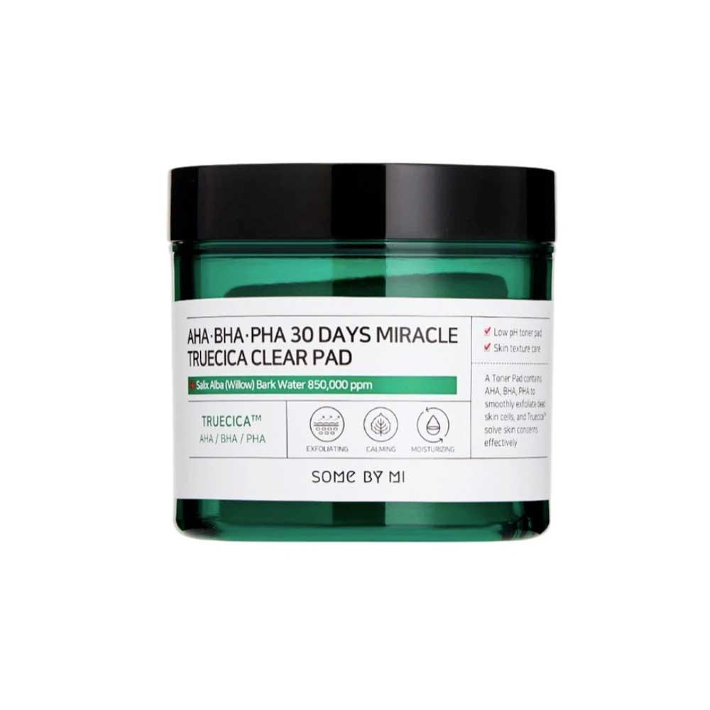 AHA BHA PHA 30 Days Miracle Truecica Clear Pad - 70 pads - K-Beauty Arabia