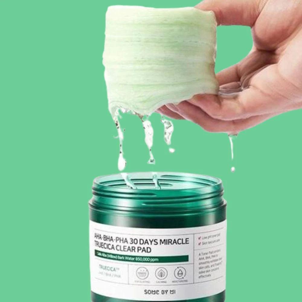 AHA BHA PHA 30 Days Miracle Truecica Clear Pad - 70 pads - K-Beauty Arabia