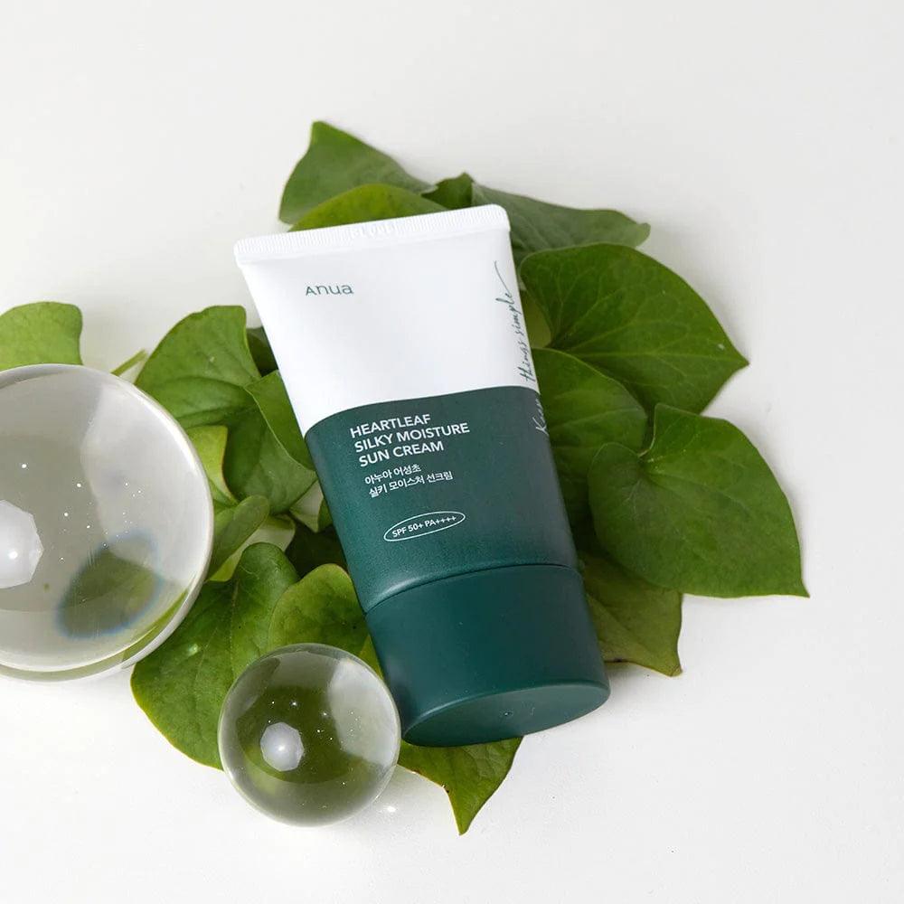 Heartleaf Silky Moisture Sunscreen SPF50+ - 50 ml - K-Beauty Arabia