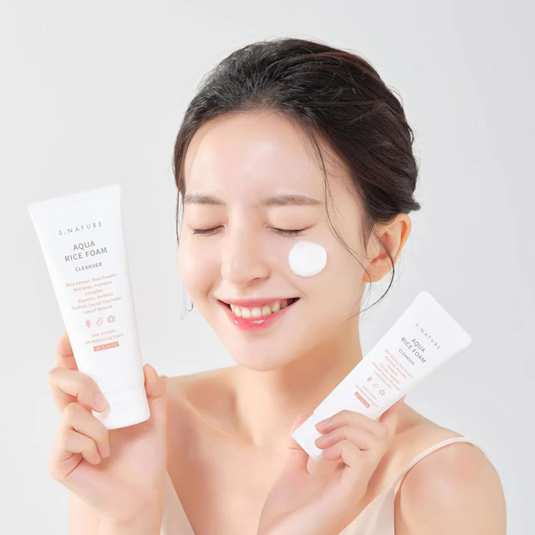 Aqua Rice Foam Cleanser - 80ml