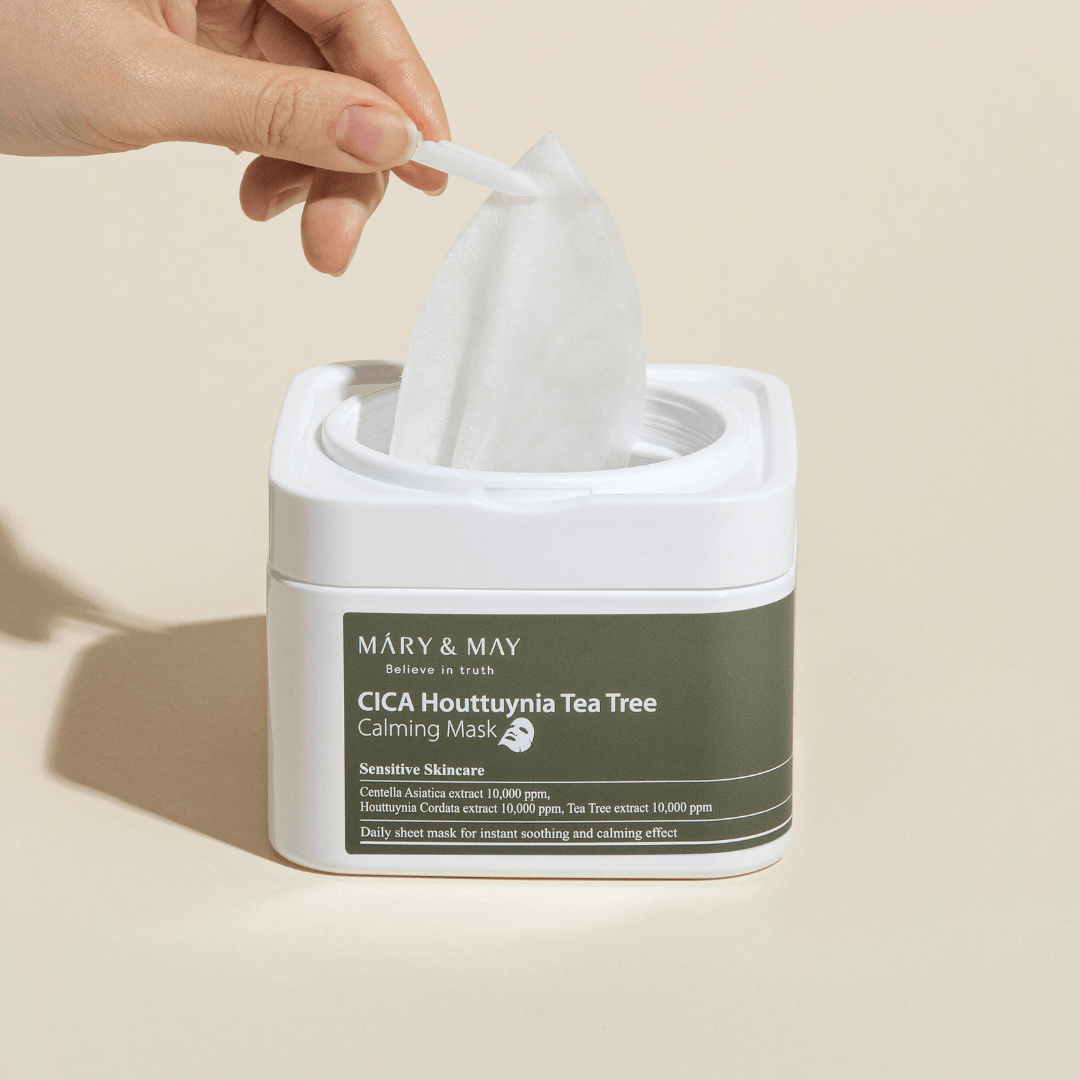 Cica Houttuynia Tea Tree Calming Mask - 30 sheets - K-Beauty Arabia