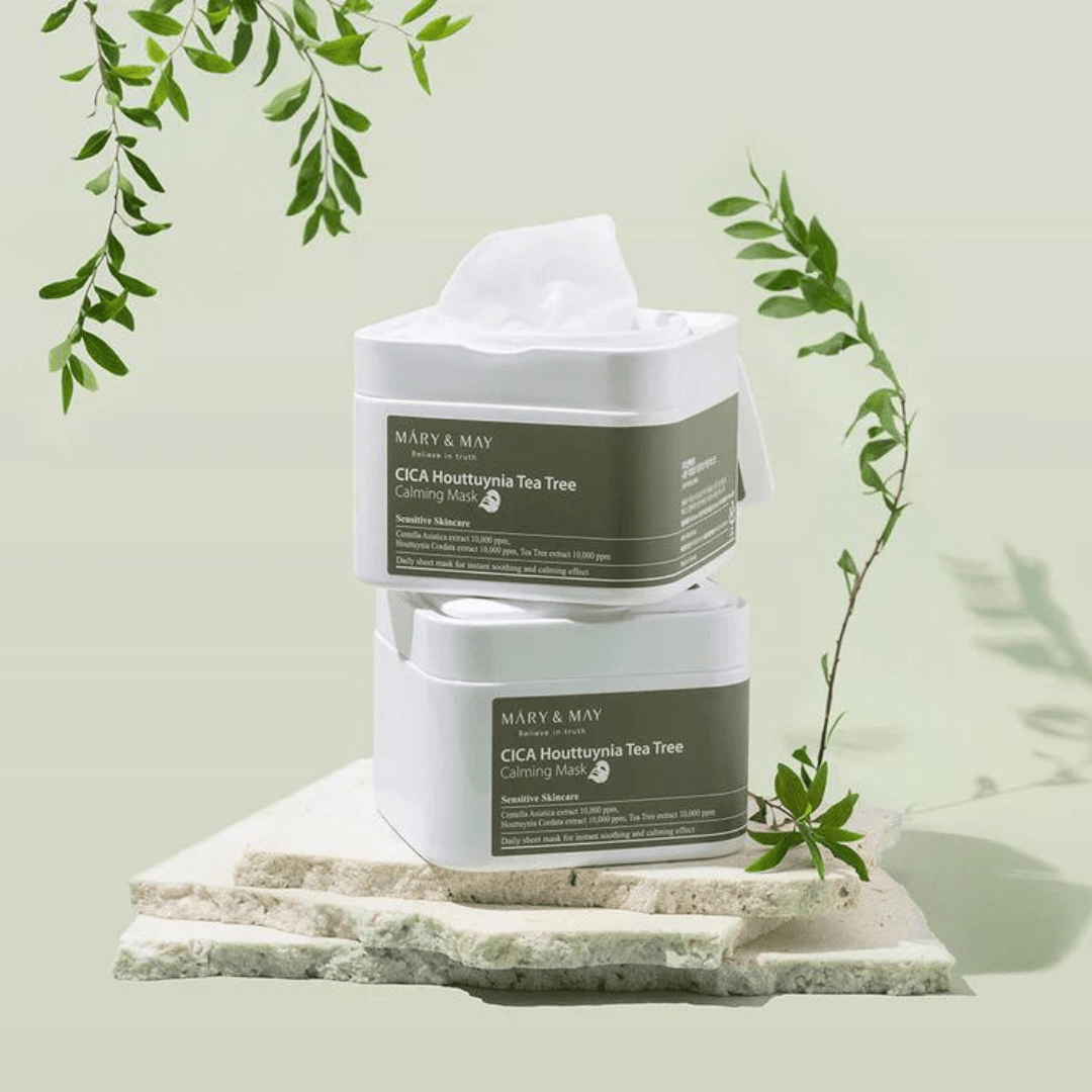 Cica Houttuynia Tea Tree Calming Mask - 30 sheets - K-Beauty Arabia