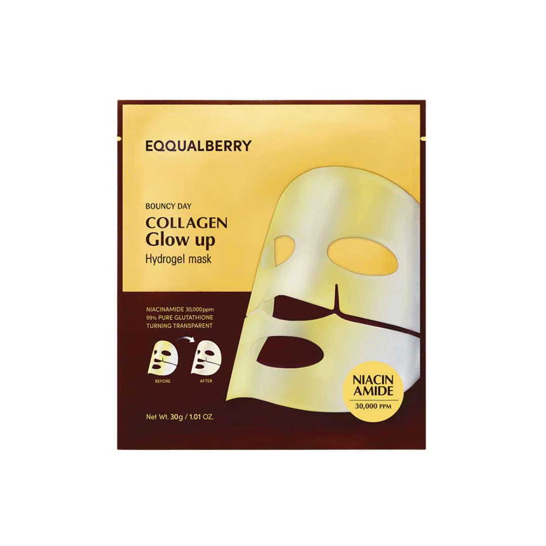 Collagen Glow up Hydrogel Mask Set - 4 Sheet Masks