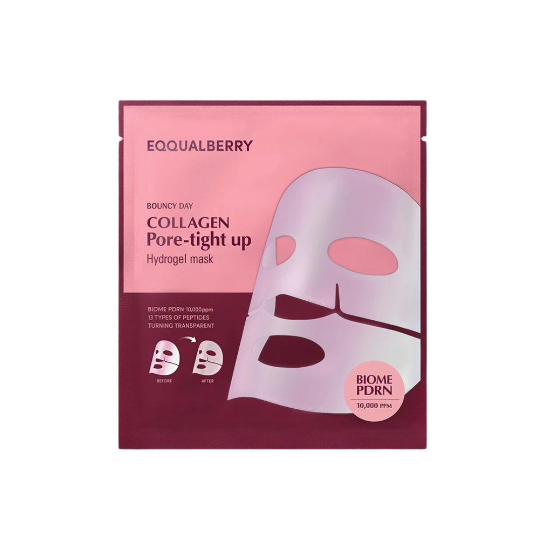 Collagen Pore-Tight Up Hydrogel Mask Set - 4 Sheet Masks
