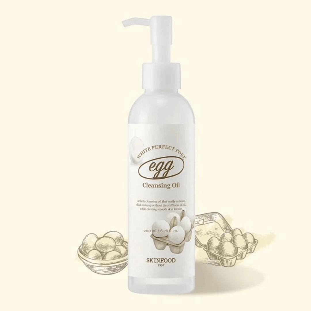 Egg White Perfect Pore Cleansing Oil - 200 ml - K-Beauty Arabia