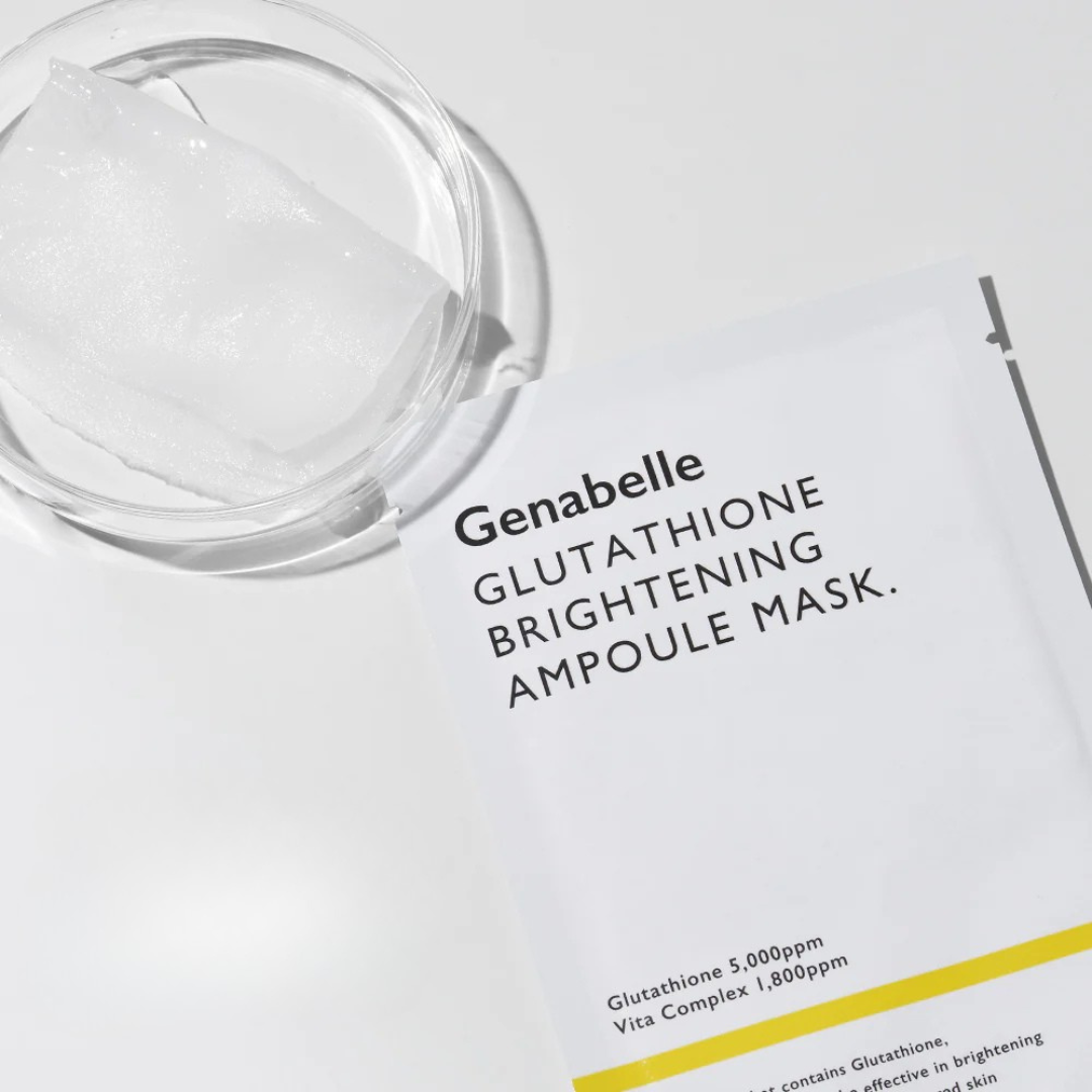 Glutathione Brightening Ampoule Mask - 5 Pcs