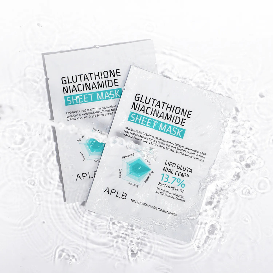 Glutathione Niacinamide Sheet Mask - 1 Sheet Mask