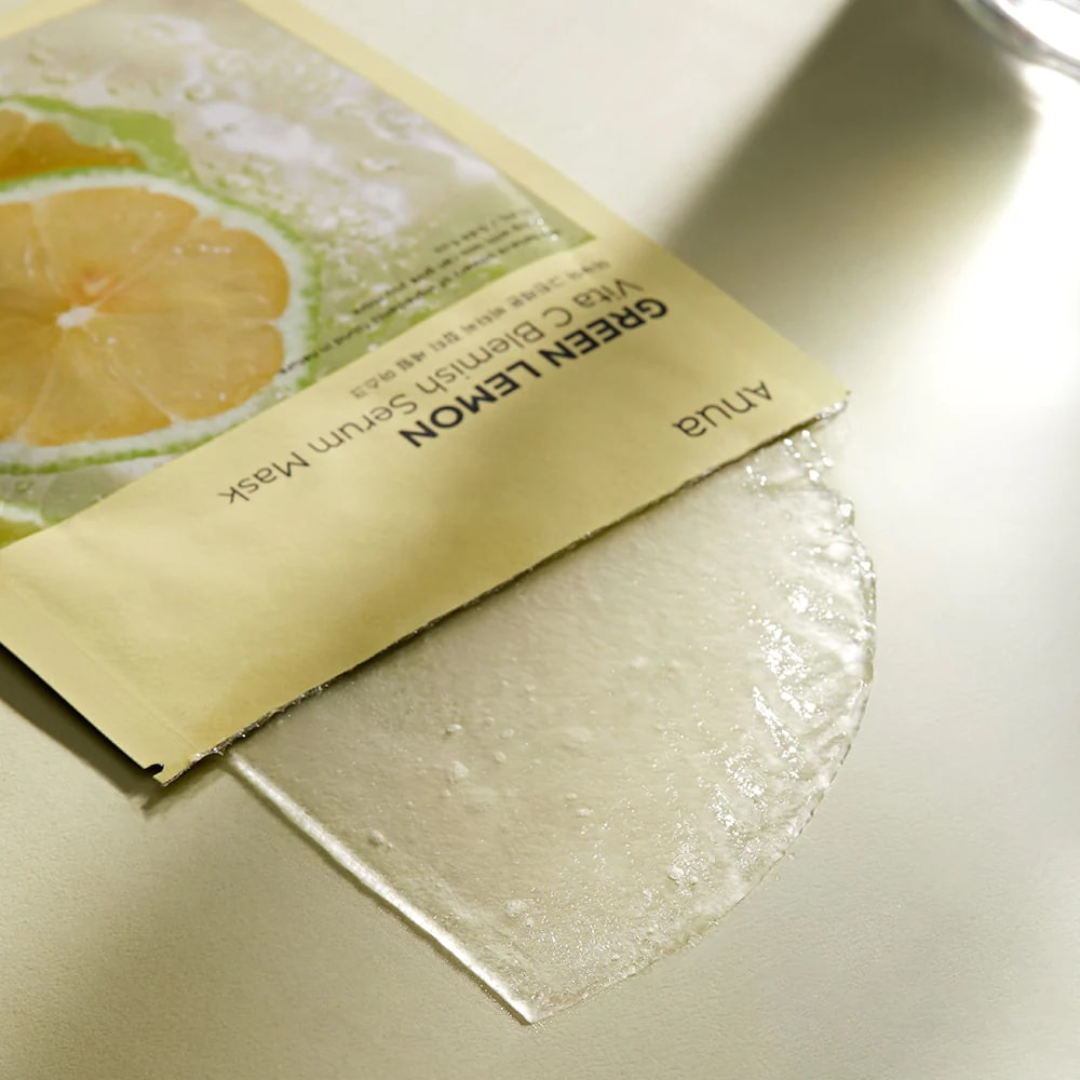 Green Lemon Vita C Blemish Serum Mask - 1 Sheet Mask