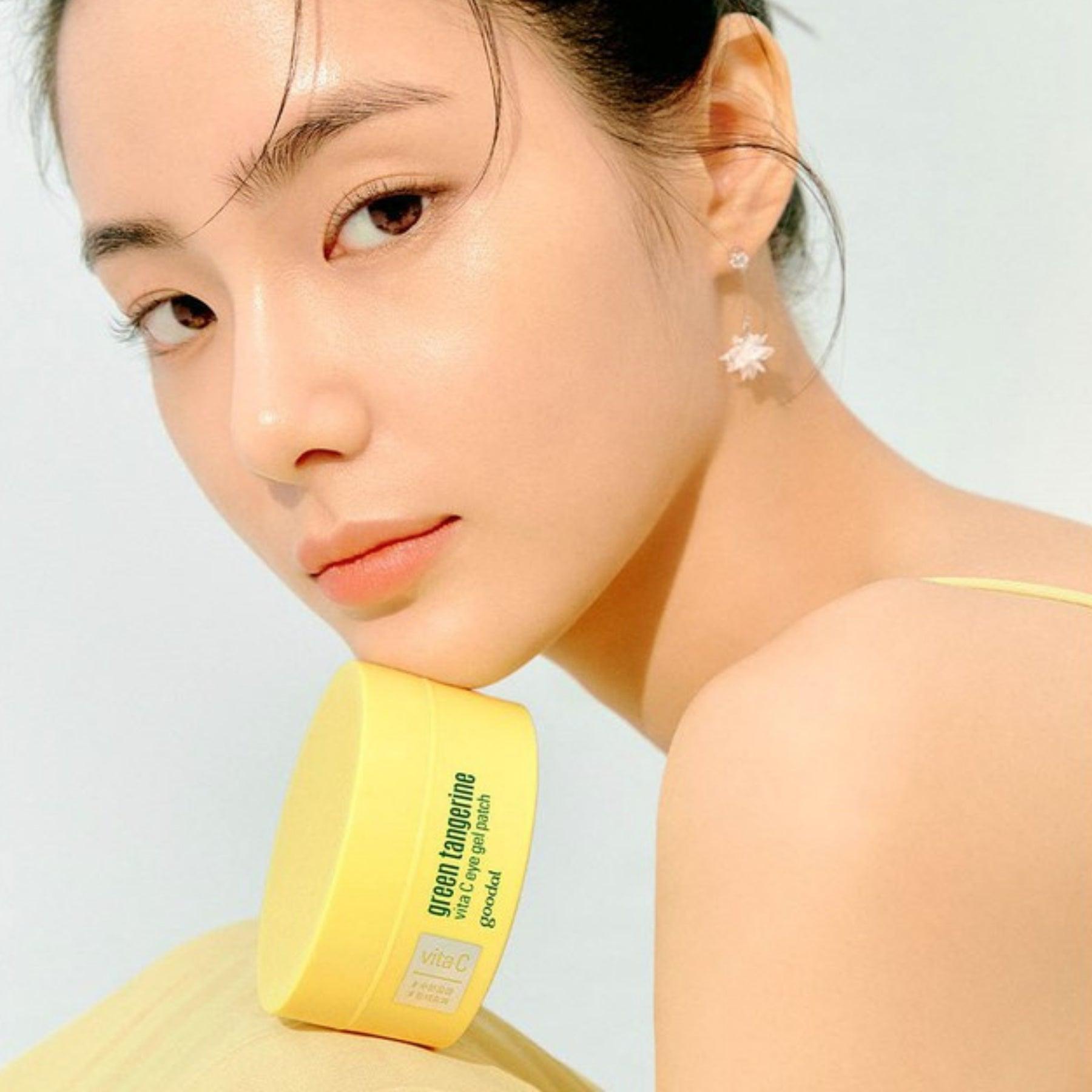 Green Tangerine Vita C Eye Gel Patch - 60 patches - K-Beauty Arabia