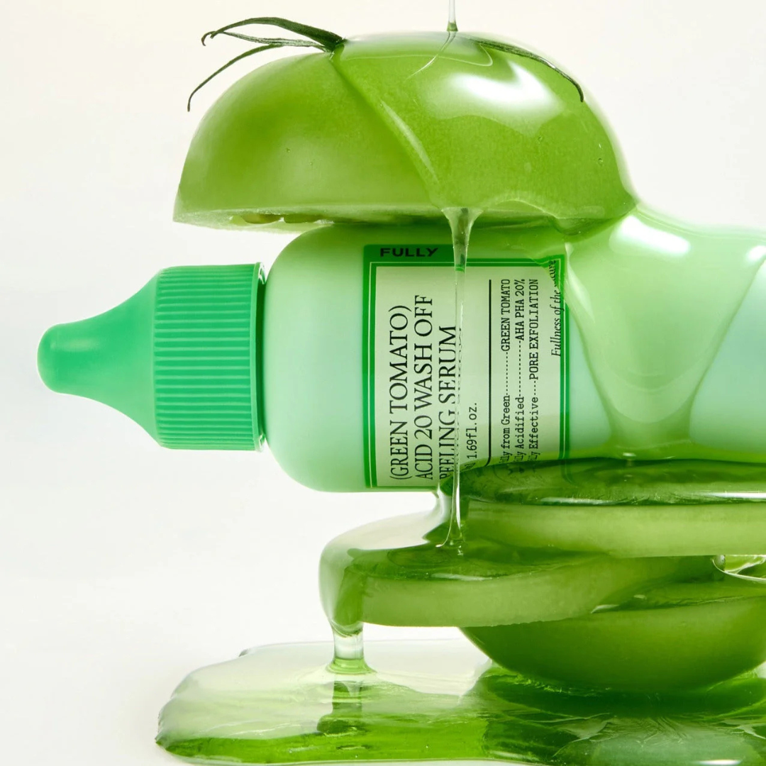 سيروم تقشير البشرة بحمض الطماطم الخضراء 20 - 50 مل