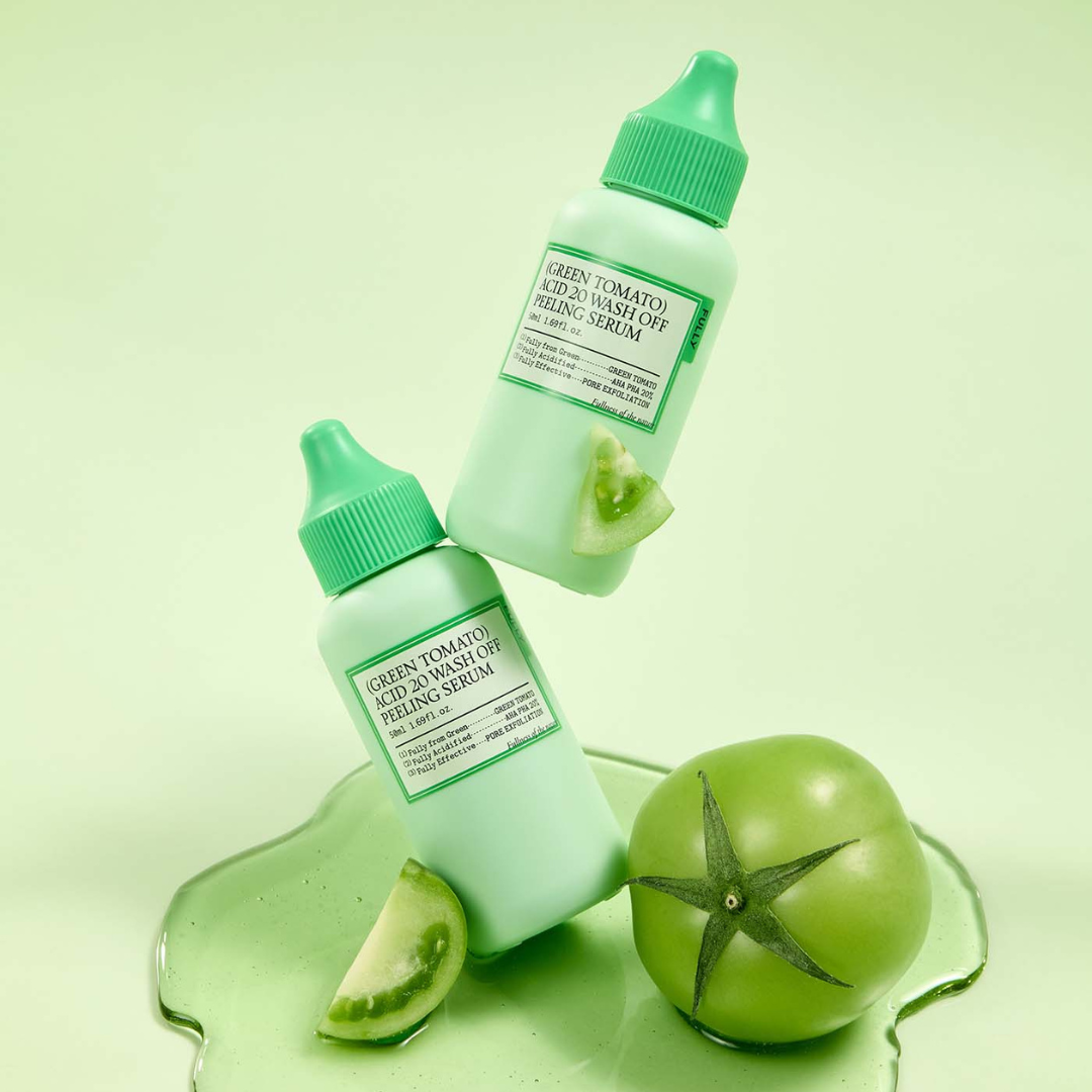 سيروم تقشير البشرة بحمض الطماطم الخضراء 20 - 50 مل