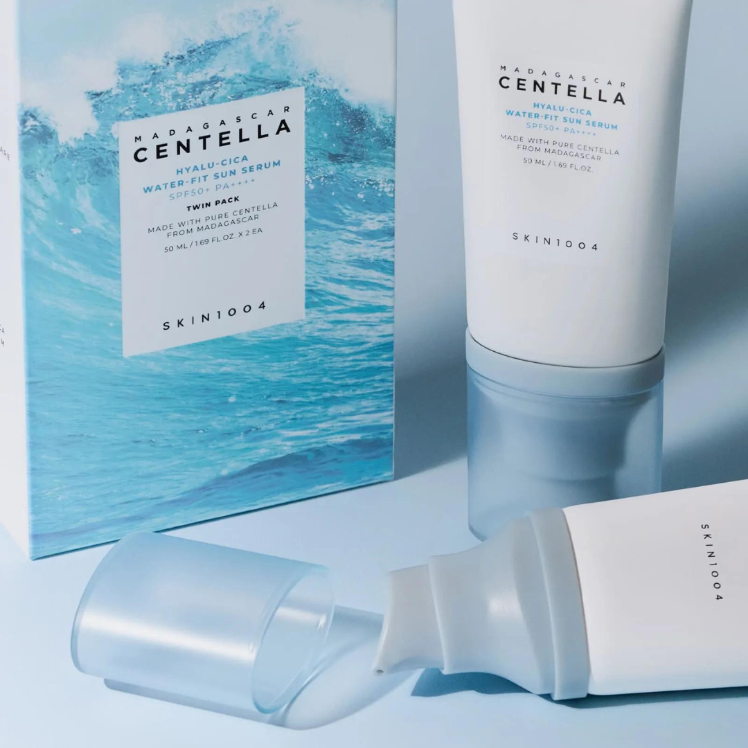 Madagascar Centella Hyalu-Cica Water-Fit Sun Serum (SPF50+ PA++++) - 50 ml x 2