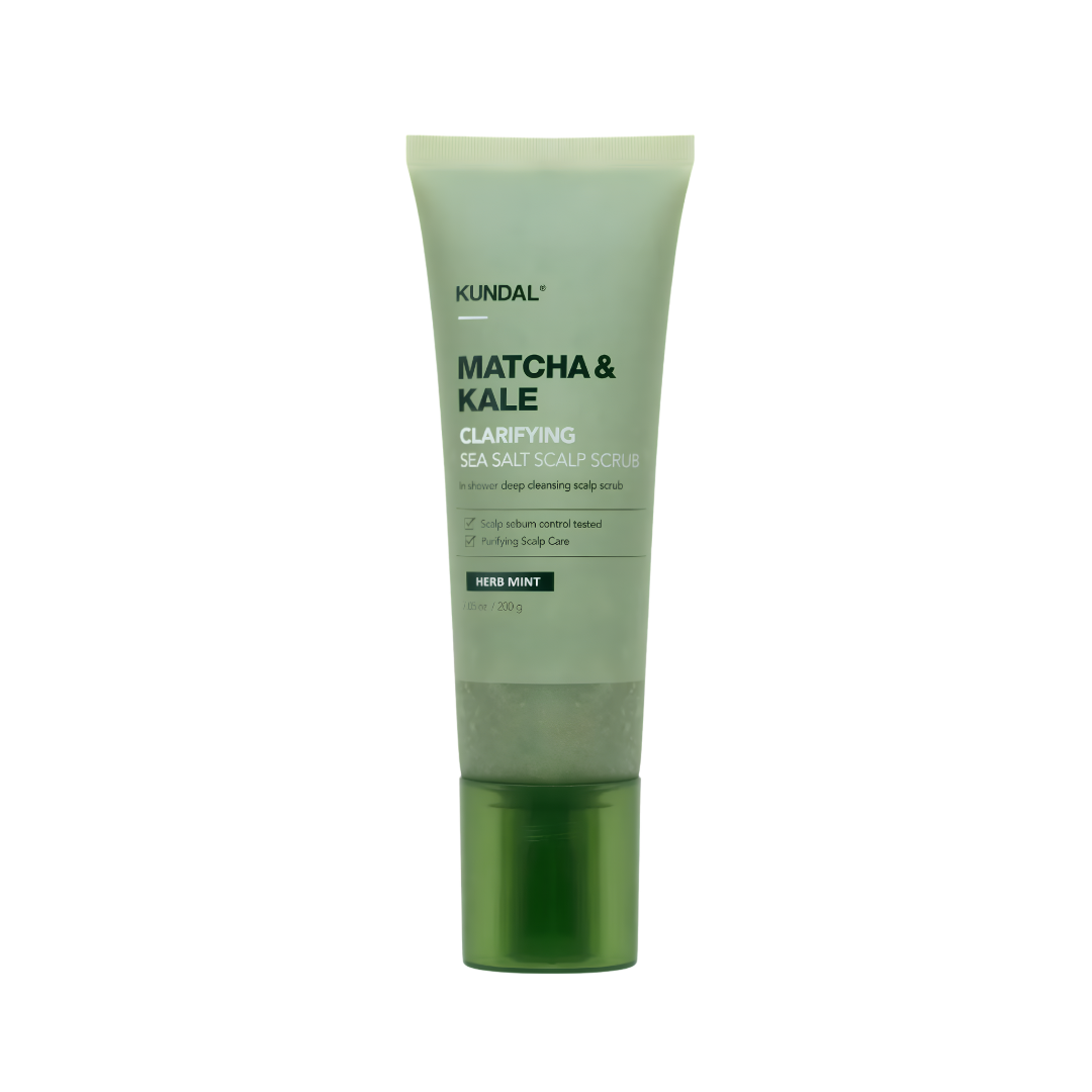 Matcha & Kale Clarifying Sea Salt Scalp Scrub Herb Mint - 200g