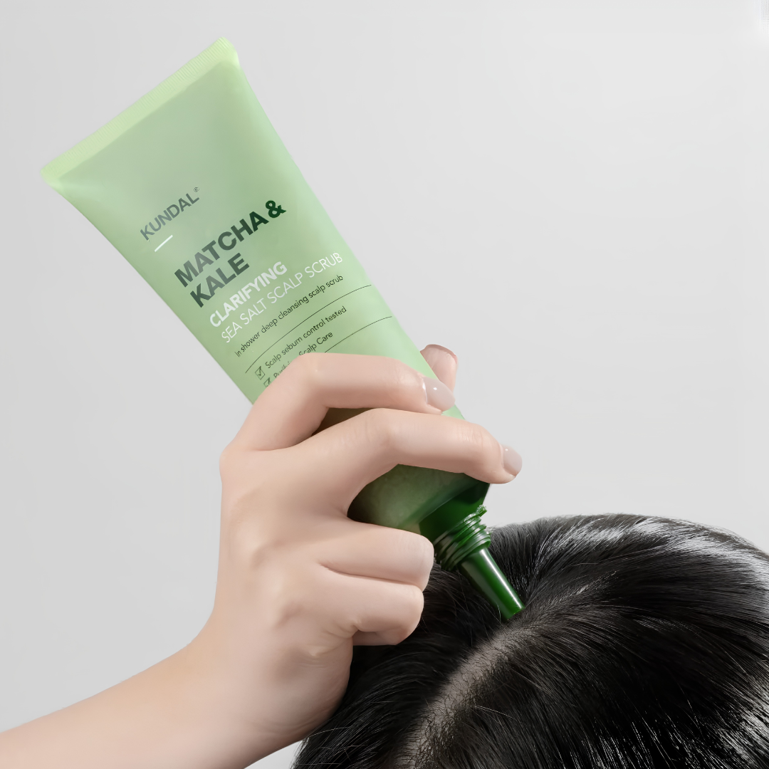 Matcha & Kale Clarifying Sea Salt Scalp Scrub Herb Mint - 200g