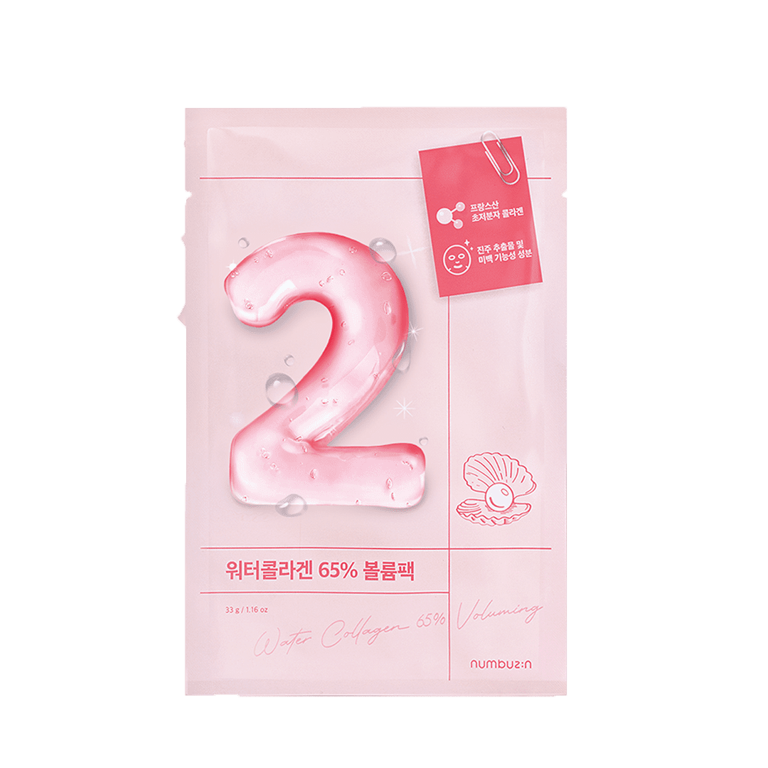 No. 2 Water Collagen 65% Voluming Sheet MaskΒ