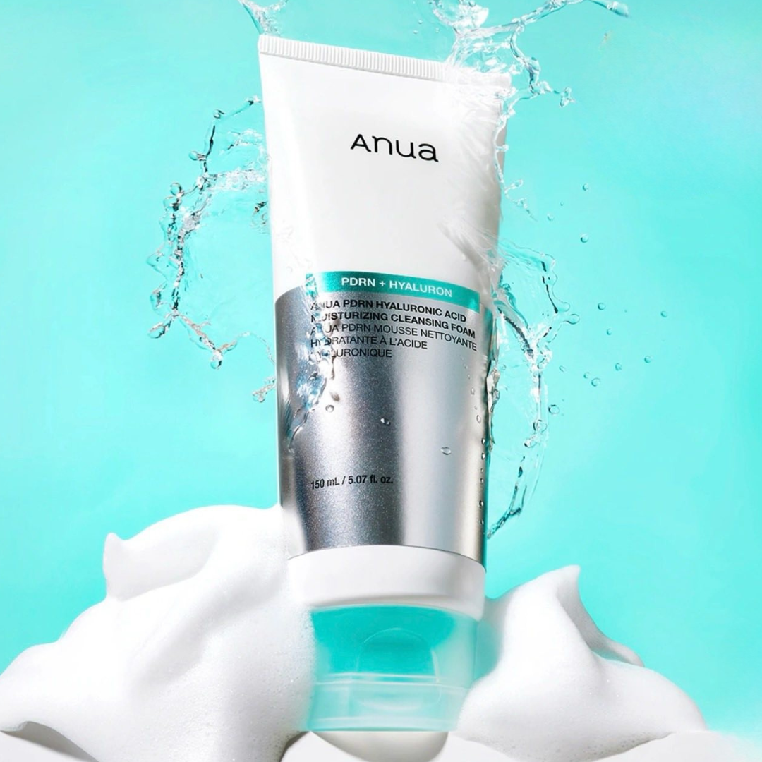 غسول رغوي مرطب ومنظف بحمض الهيالورونيك من PDRN - 150 مل