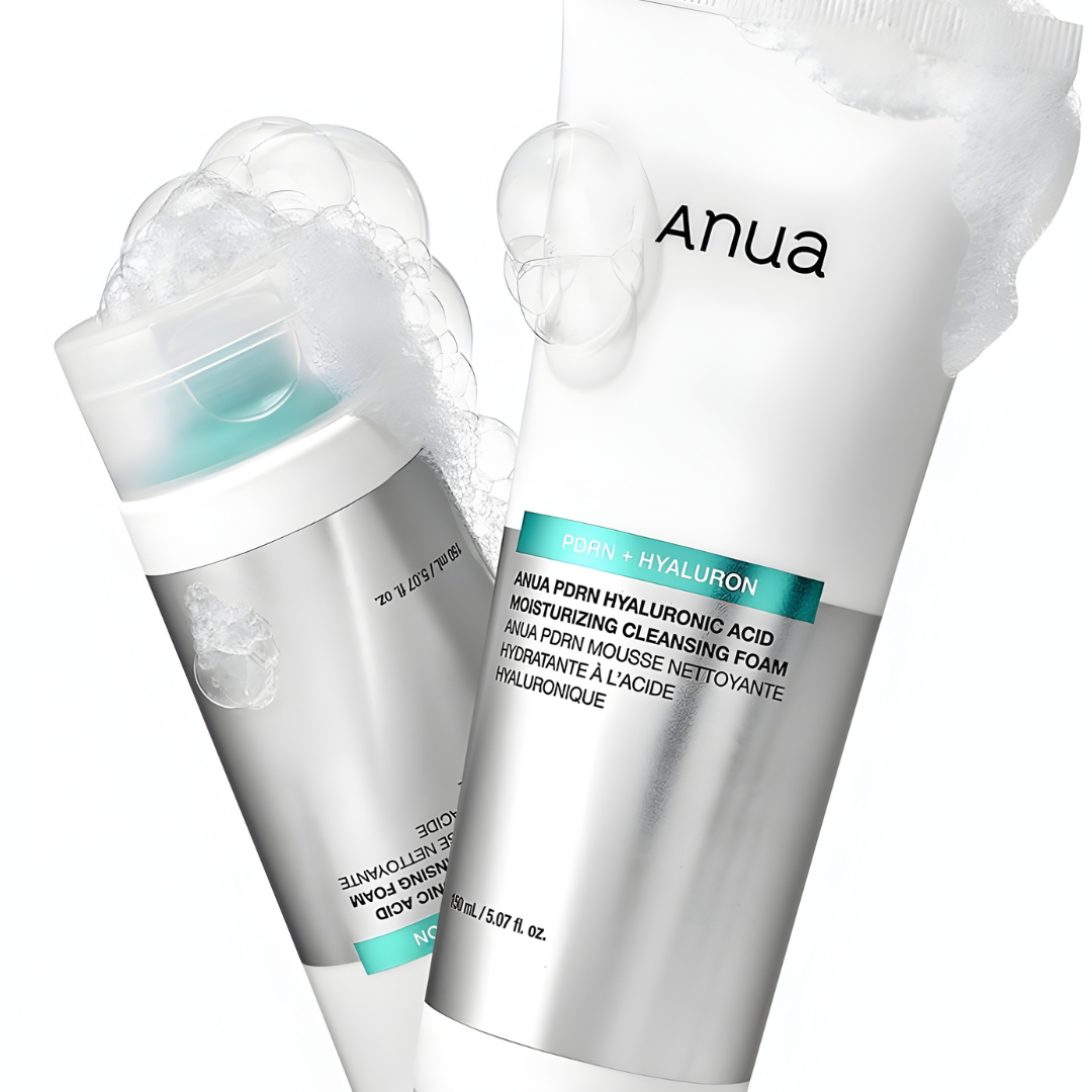 غسول رغوي مرطب ومنظف بحمض الهيالورونيك من PDRN - 150 مل