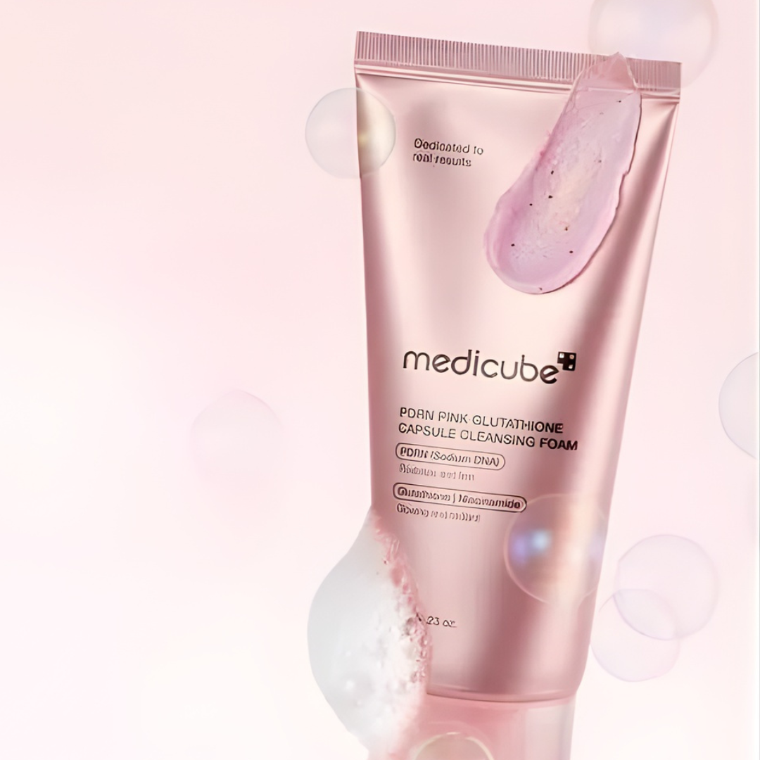 PDRN Pink Glutathione Capsule Cleansing Foam - 120 g
