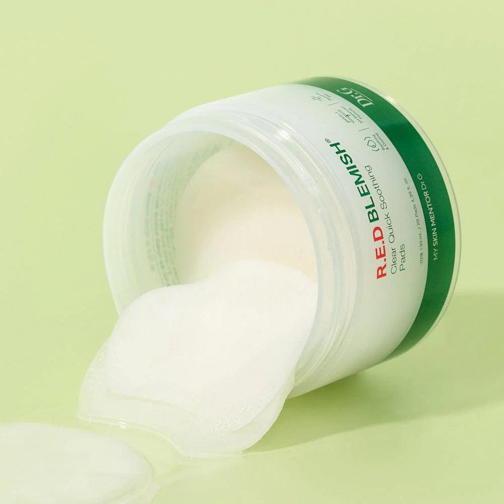 R.E.D Blemish Clear Quick Soothing Pads - 70 pads - K-Beauty Arabia