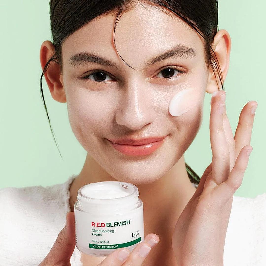 R.E.D Blemish Clear Soothing Cream - 70ml - K-Beauty Arabia