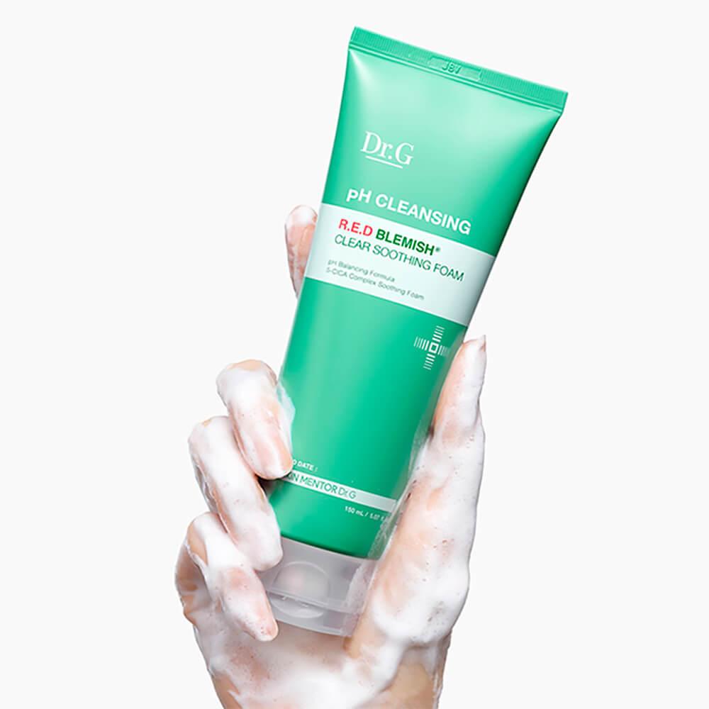 R.E.D Blemish Clear Soothing Foam - 150 ml - K-Beauty Arabia