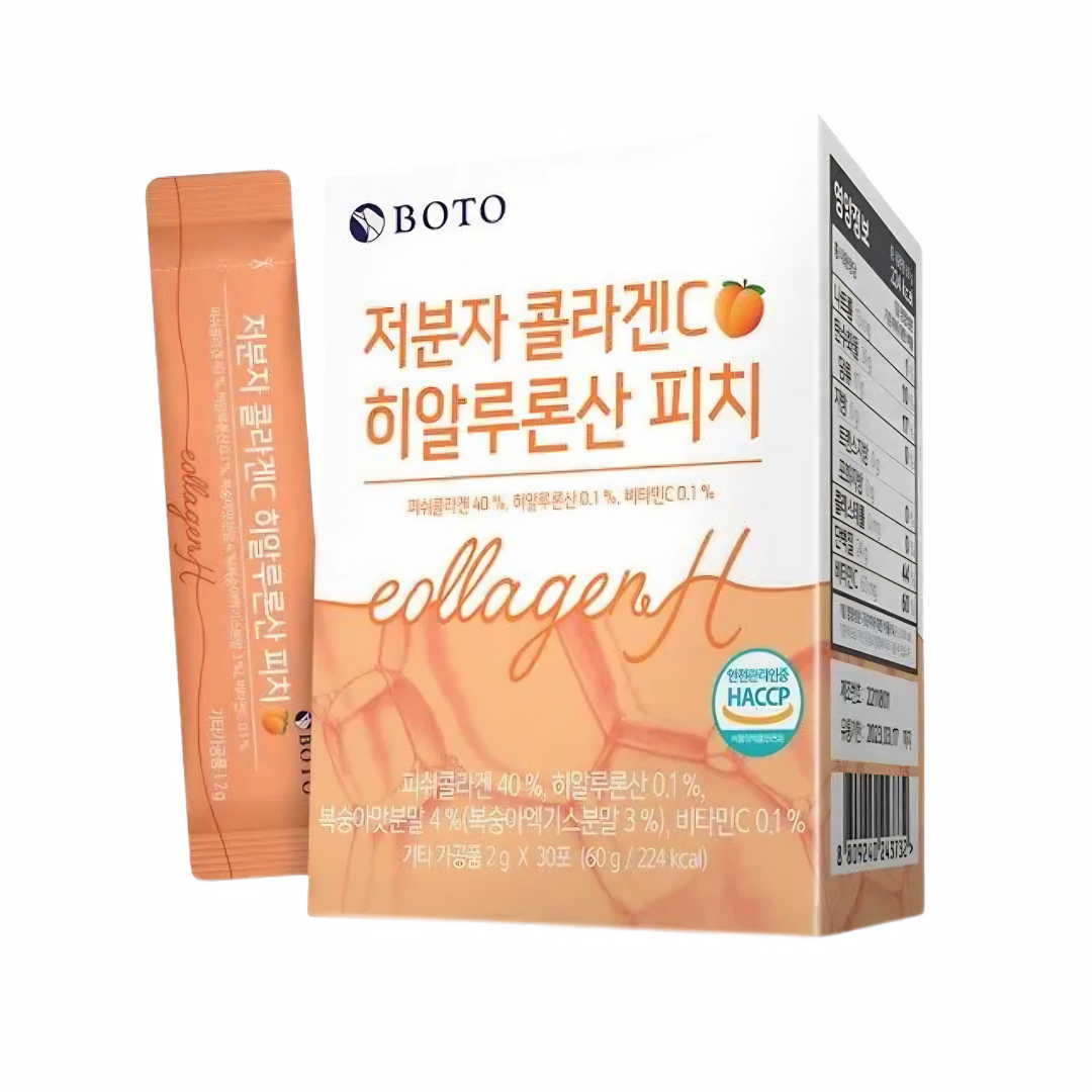 Small Molecular Collagen C Hyaluronic Acid Peach - 2 g x 30