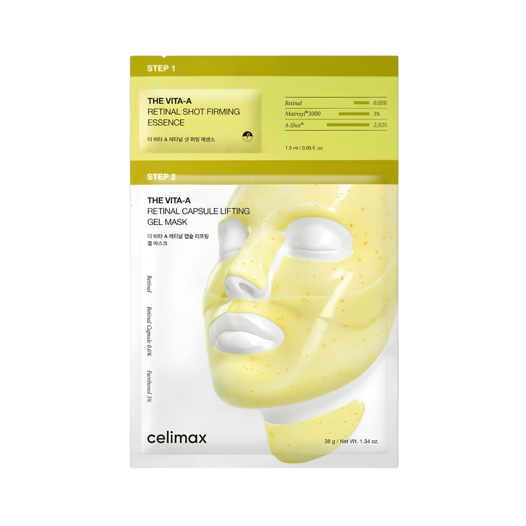 The Vita-A Retinal Shot Tightening 2-Step Gel Mask - 4 Sheet Masks