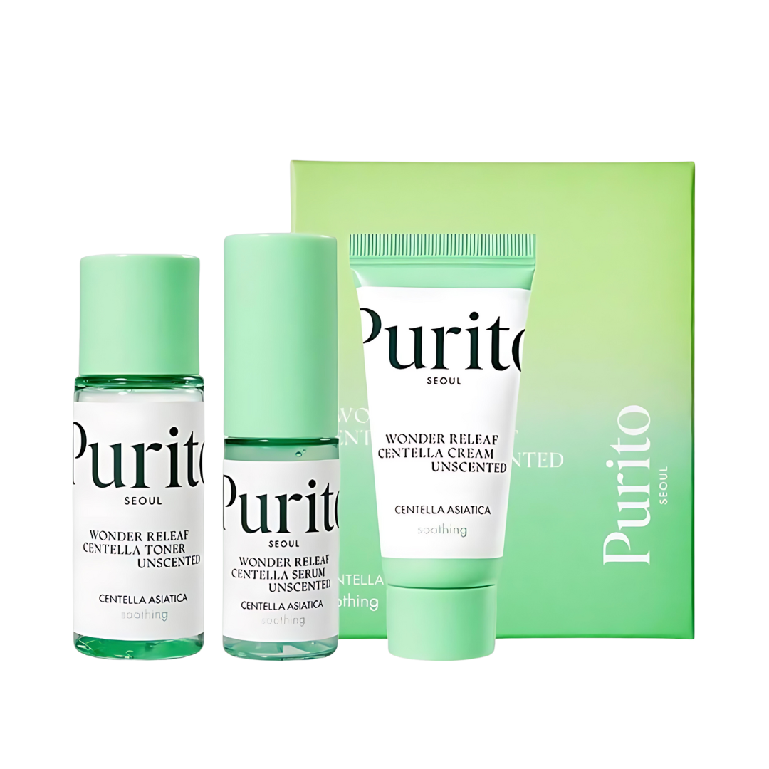Wonder Releaf Centella Mini Kit Unscented - 3 pcs