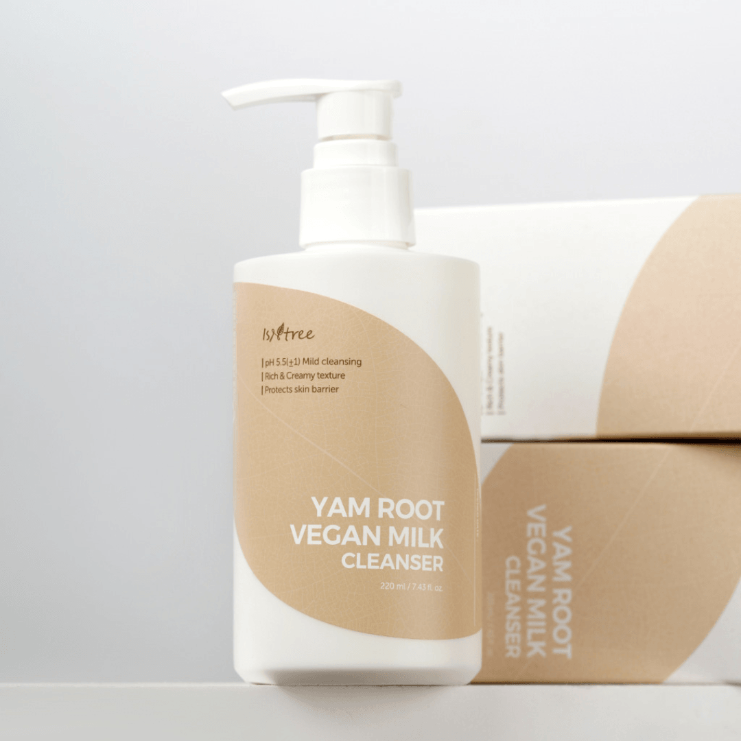 Yam Root Vegan Milk Cleanser - 220 ml - K-Beauty Arabia