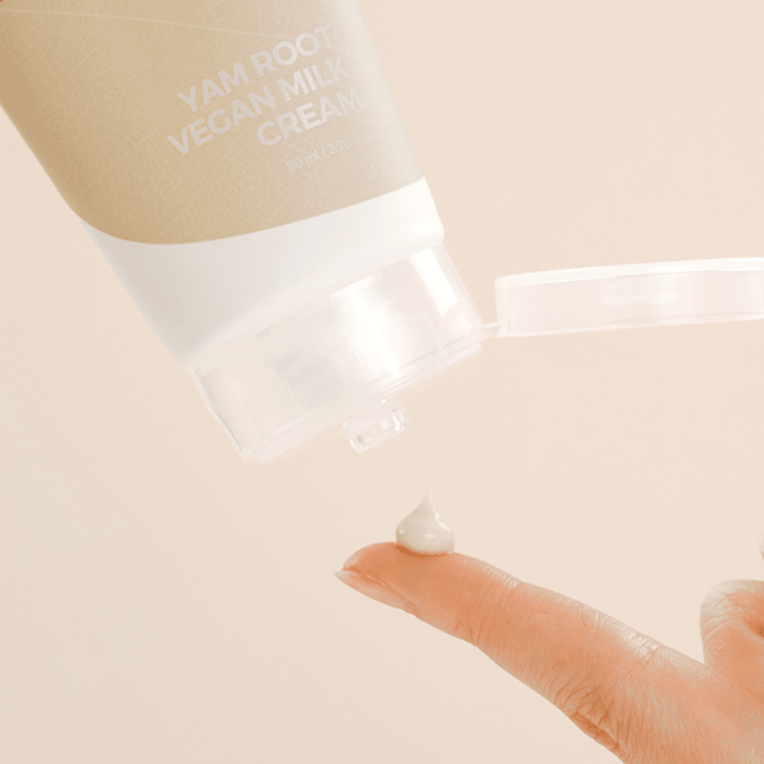 Yam Root Vegan Milk Cream - 80 ml - K-Beauty Arabia