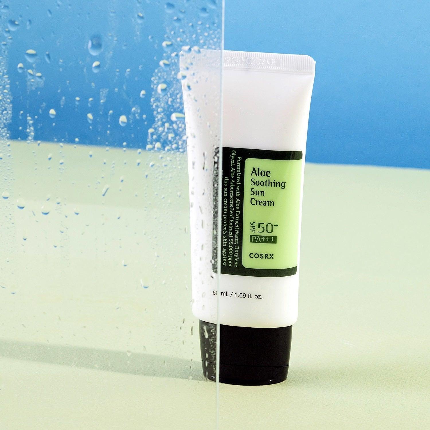 Aloe Soothing Sun Cream SPF50 PA+++ - 50 ml - K-Beauty Arabia