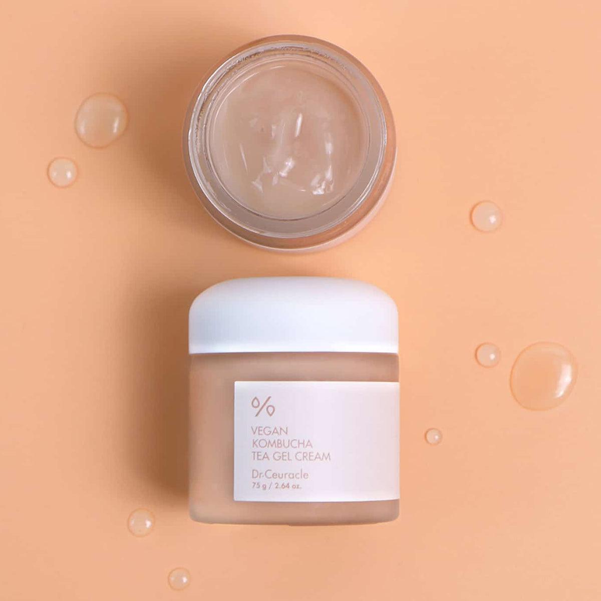 Vegan Kombucha Gel Cream - 75g - K-Beauty Arabia