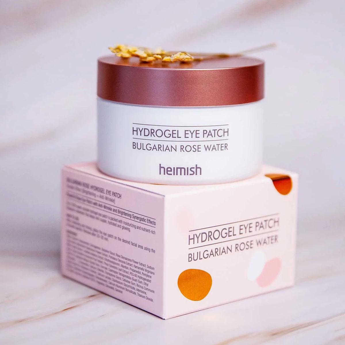 Bulgarian Rose Water Hydrogel Eye Patch (60 pcs) - K-Beauty Arabia