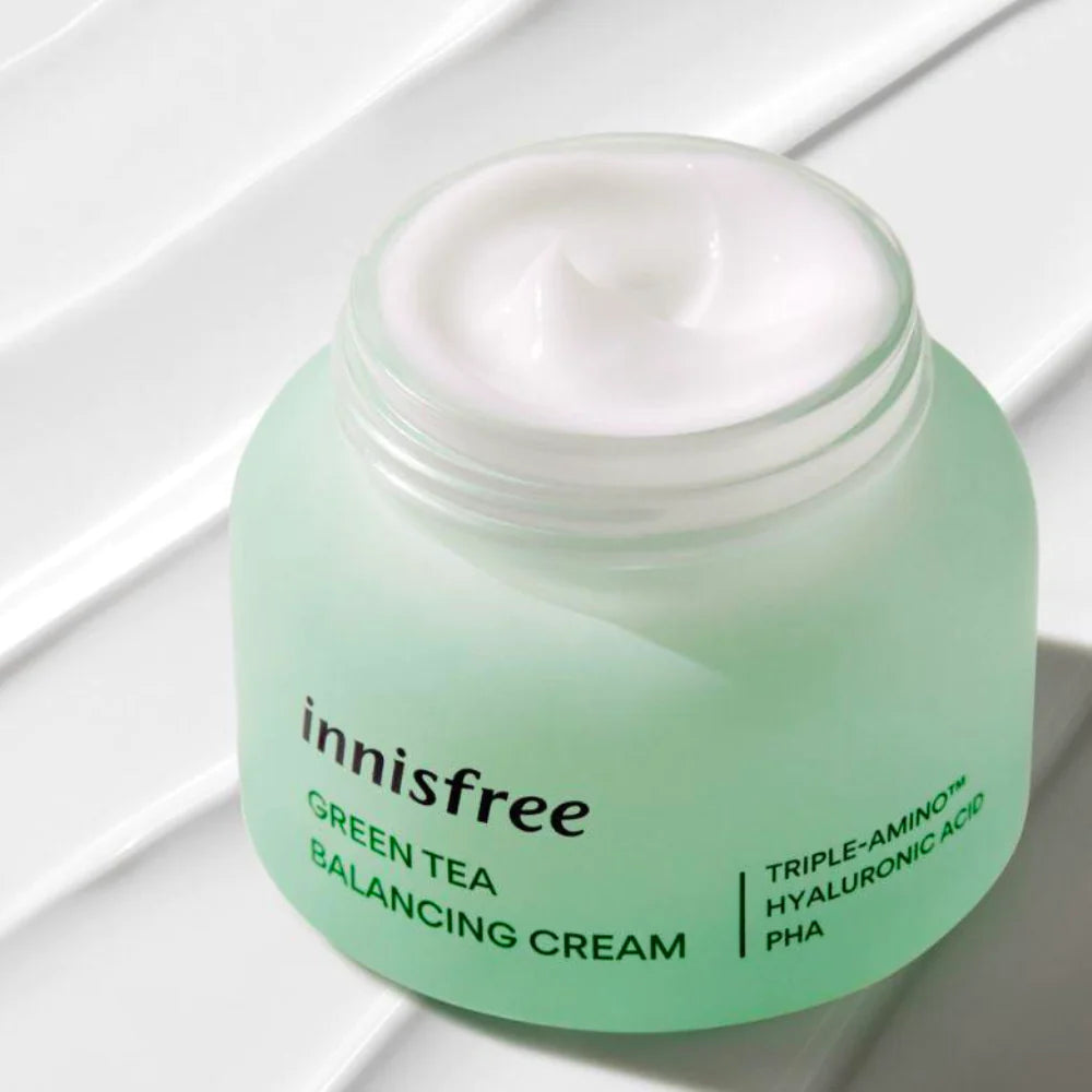 Green Tea Balancing Cream - 50 ml - K-Beauty Arabia