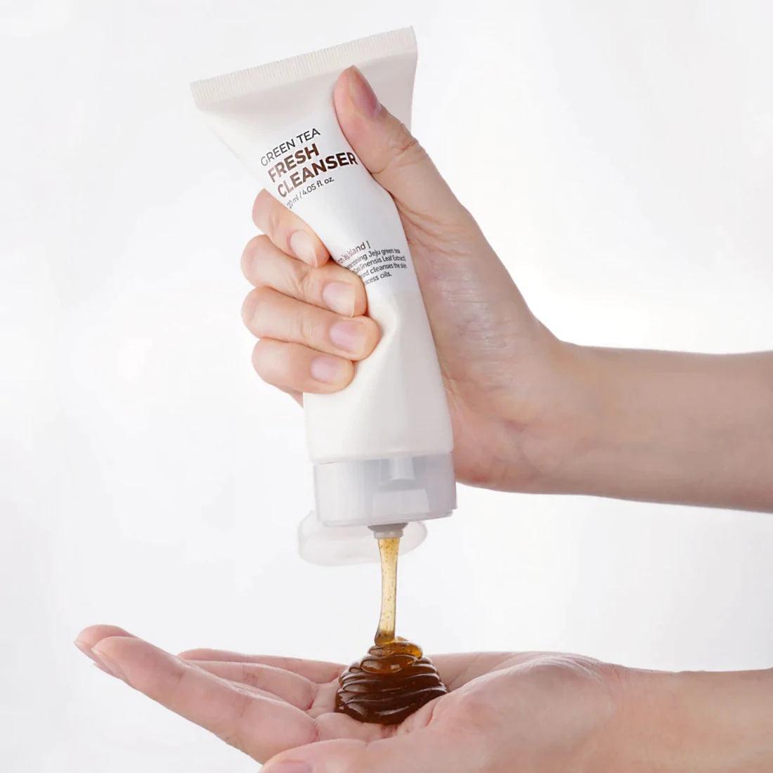 Green Tea Fresh Cleanser - 120 ml - K-Beauty Arabia