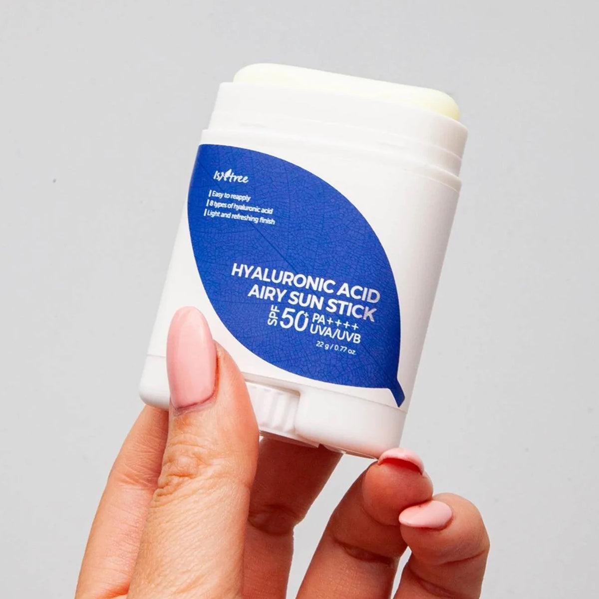 Hyaluronic Acid Airy Sun Stick SPF 50+ - 22g - K-Beauty Arabia