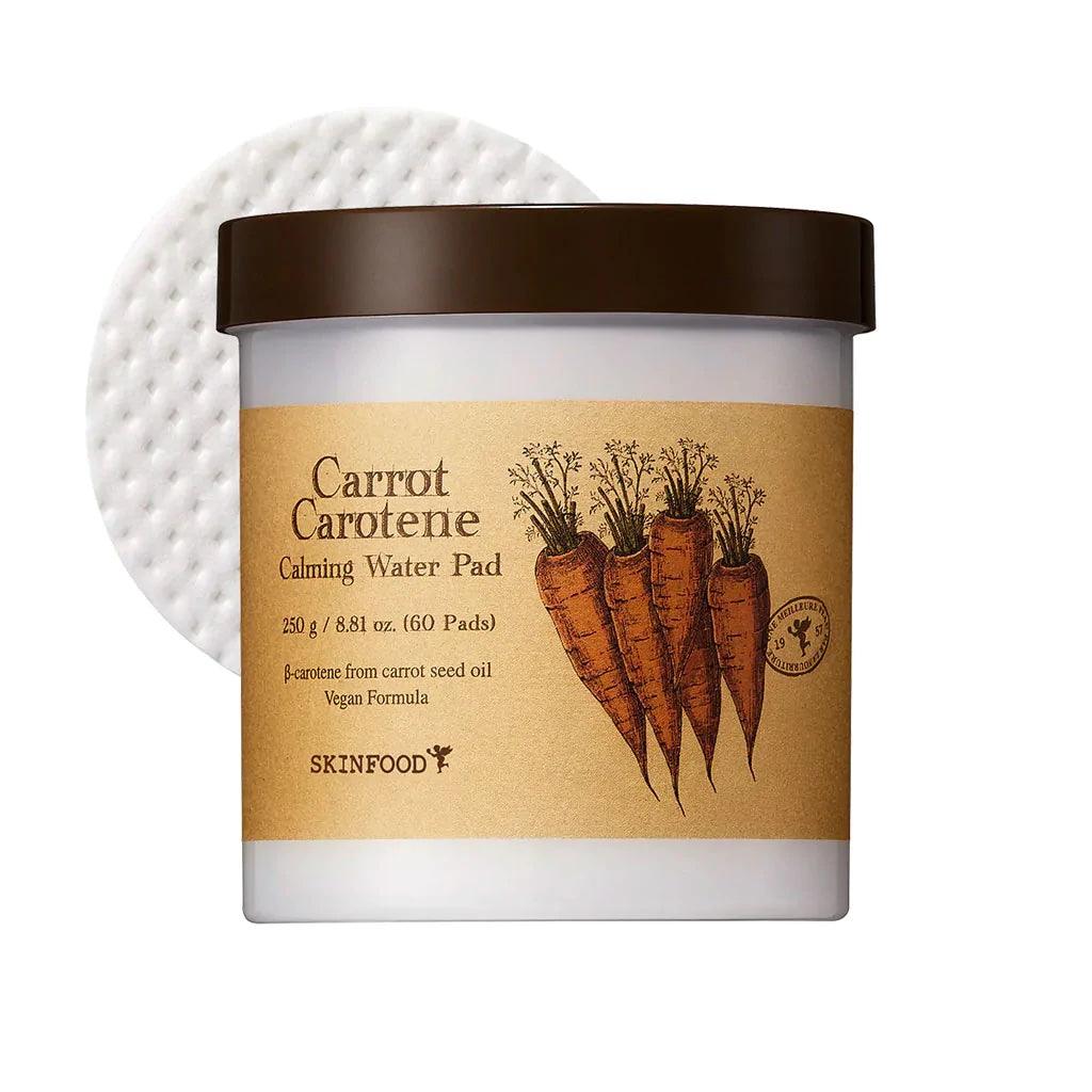 Carrot Carotene Calming Water Pad - 250g (60 pads) - K-Beauty Arabia