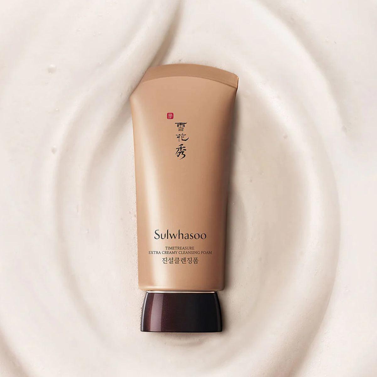 Timetreasure Extra Creamy Cleansing Foam EX - 150 ml - K-Beauty Arabia