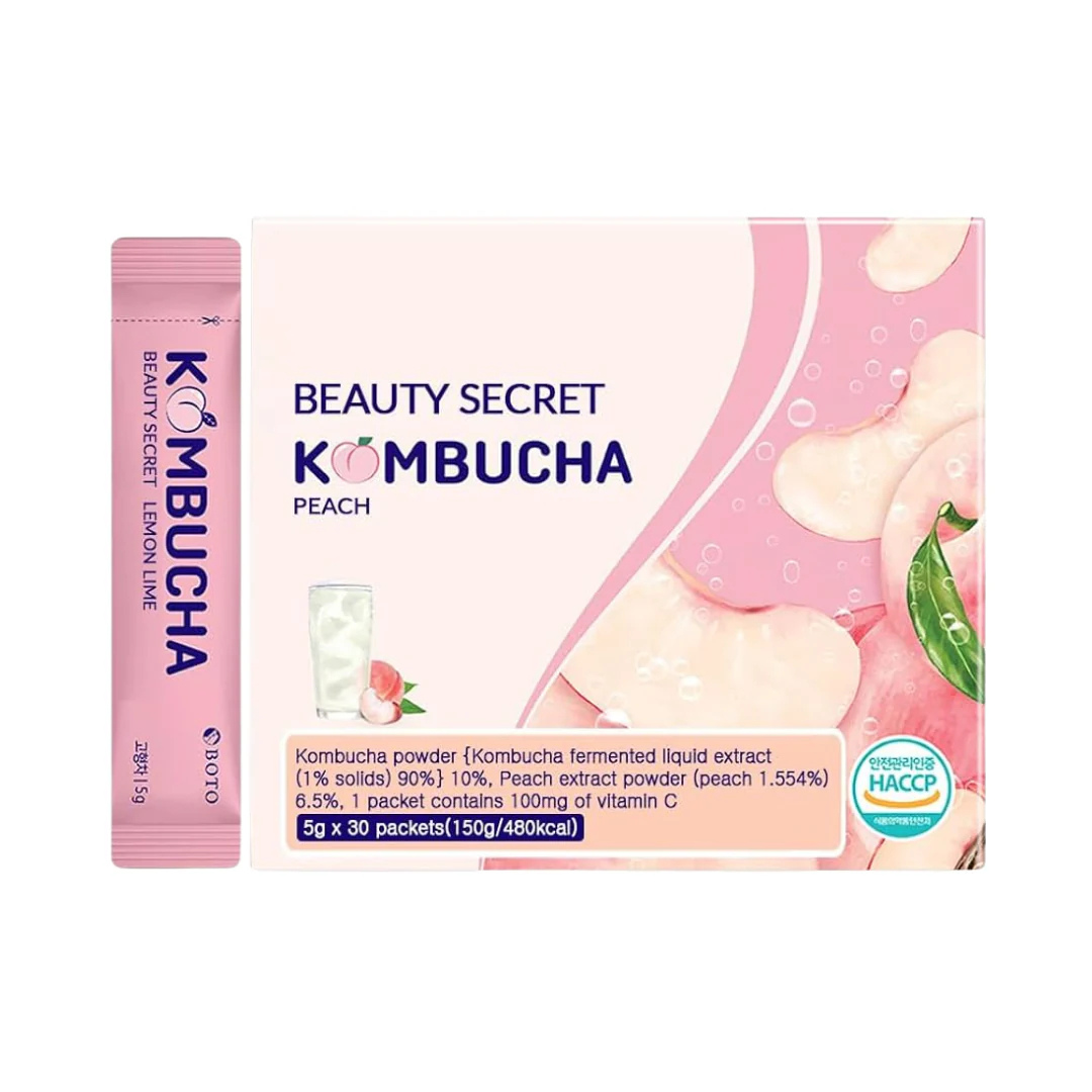 Beauty Secret Kombucha Peach Ice Tea - 5 g x 30 g