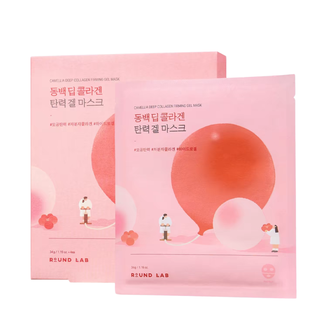 Camellia Deep Collagen Firming Gel Mask - 34 g x 4 Sheets