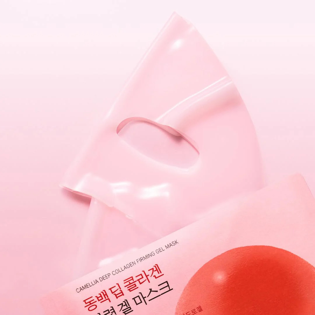 Camellia Deep Collagen Firming Gel Mask - 34 g x 4 Sheets