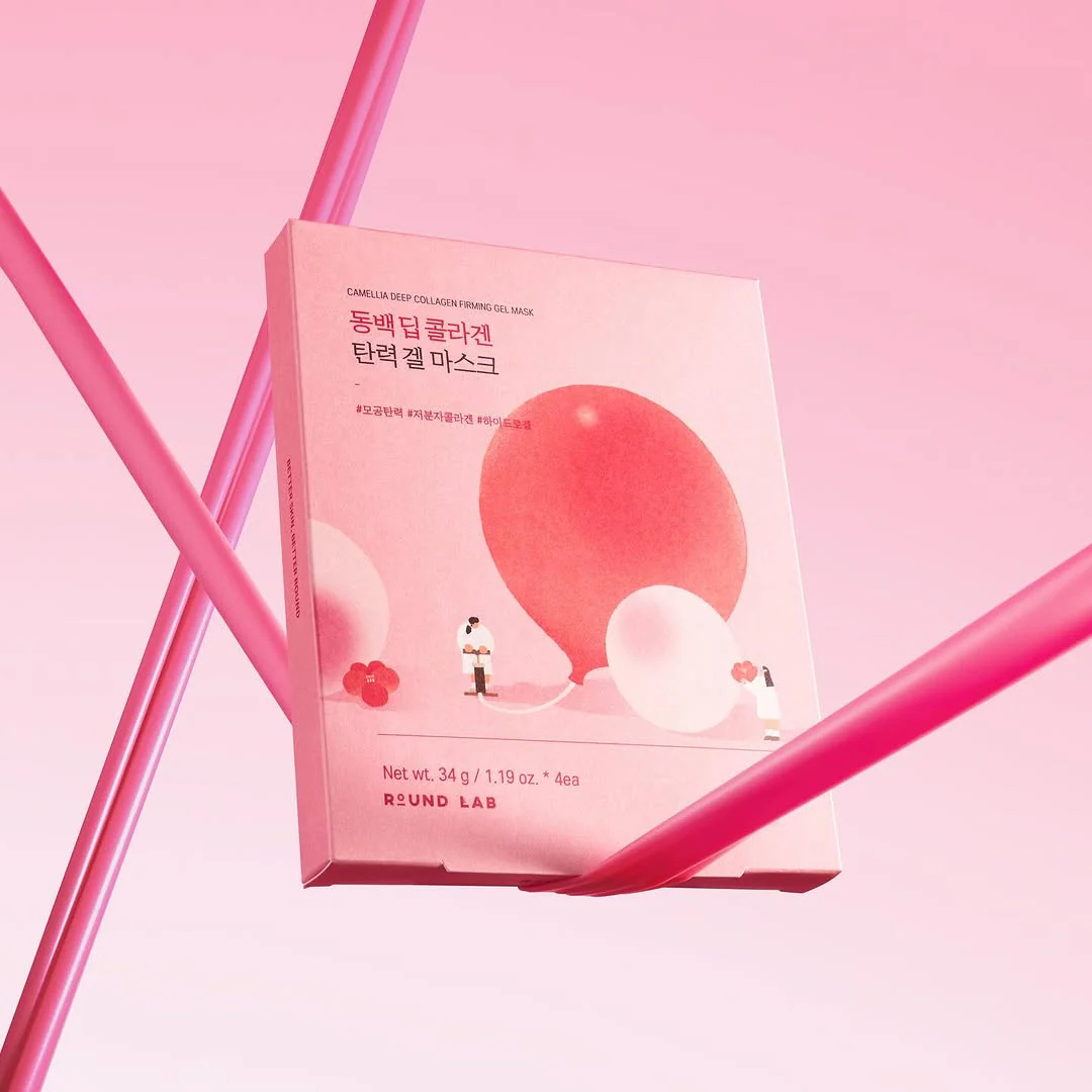 Camellia Deep Collagen Firming Gel Mask - 34 g x 4 Sheets