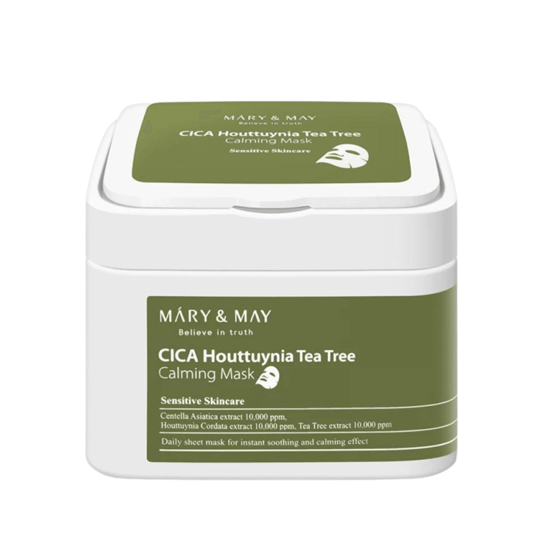 Cica Houttuynia Tea Tree Calming Mask - 30 sheets - K-Beauty Arabia