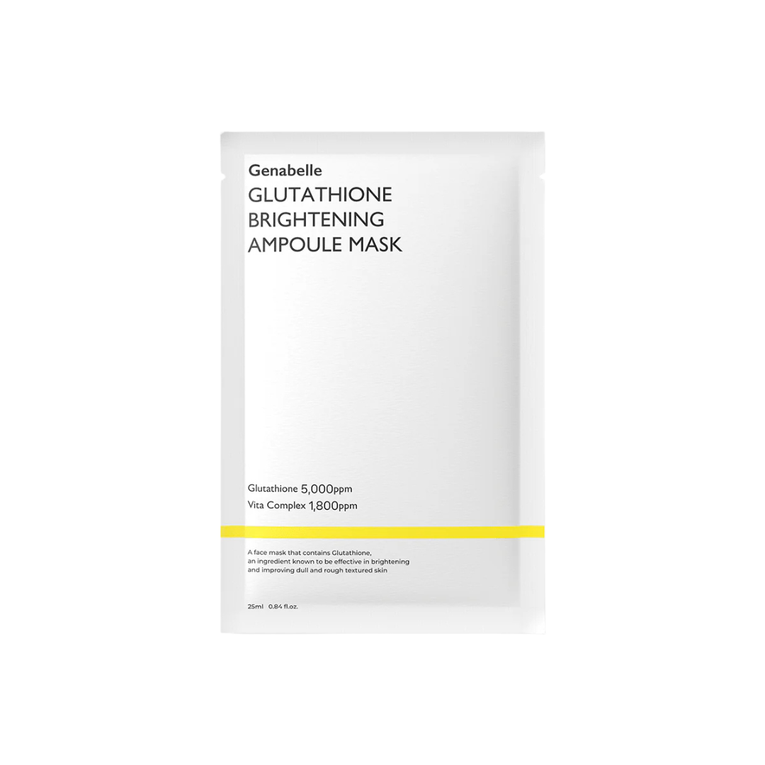 Glutathione Brightening Ampoule Mask - 5 Pcs