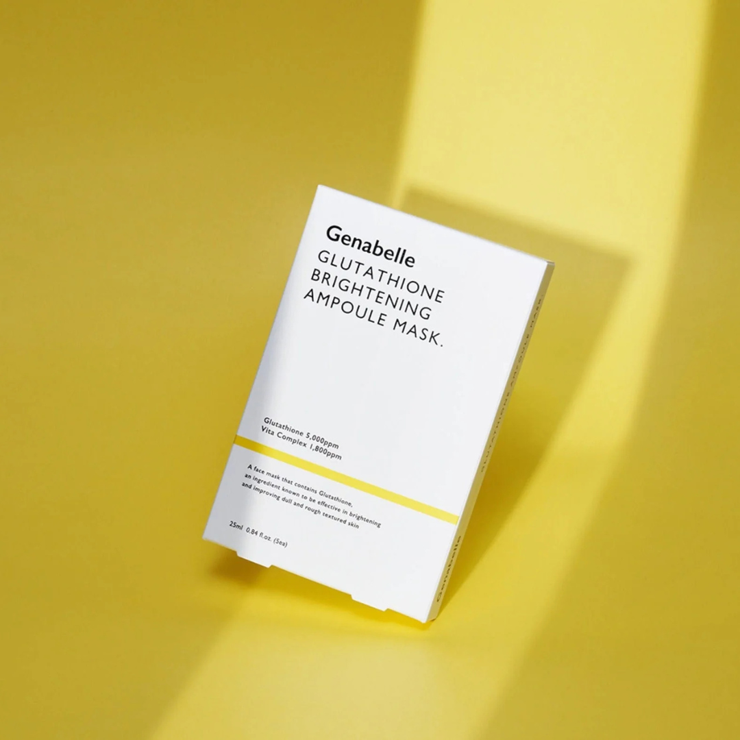 Glutathione Brightening Ampoule Mask - 5 Pcs