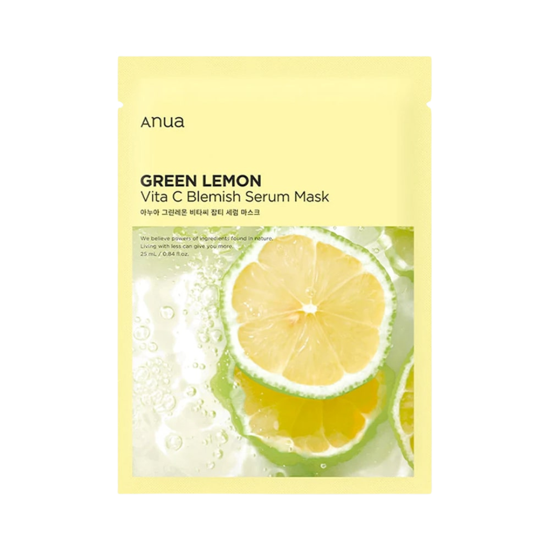 Green Lemon Vita C Blemish Serum Mask - 1 Sheet Mask
