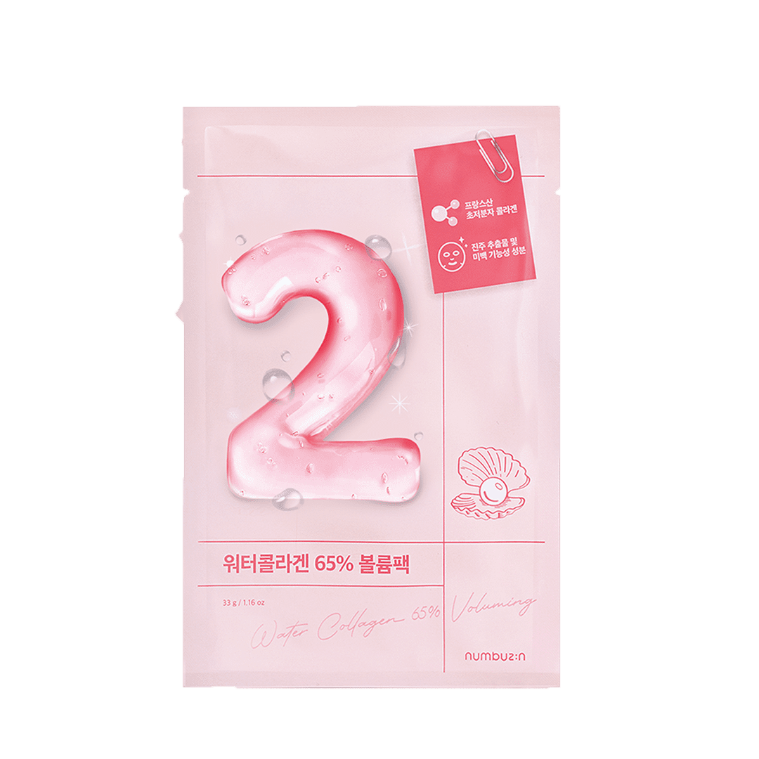 No. 2 Water Collagen 65% Voluming Sheet Mask - 1 Sheet Mask