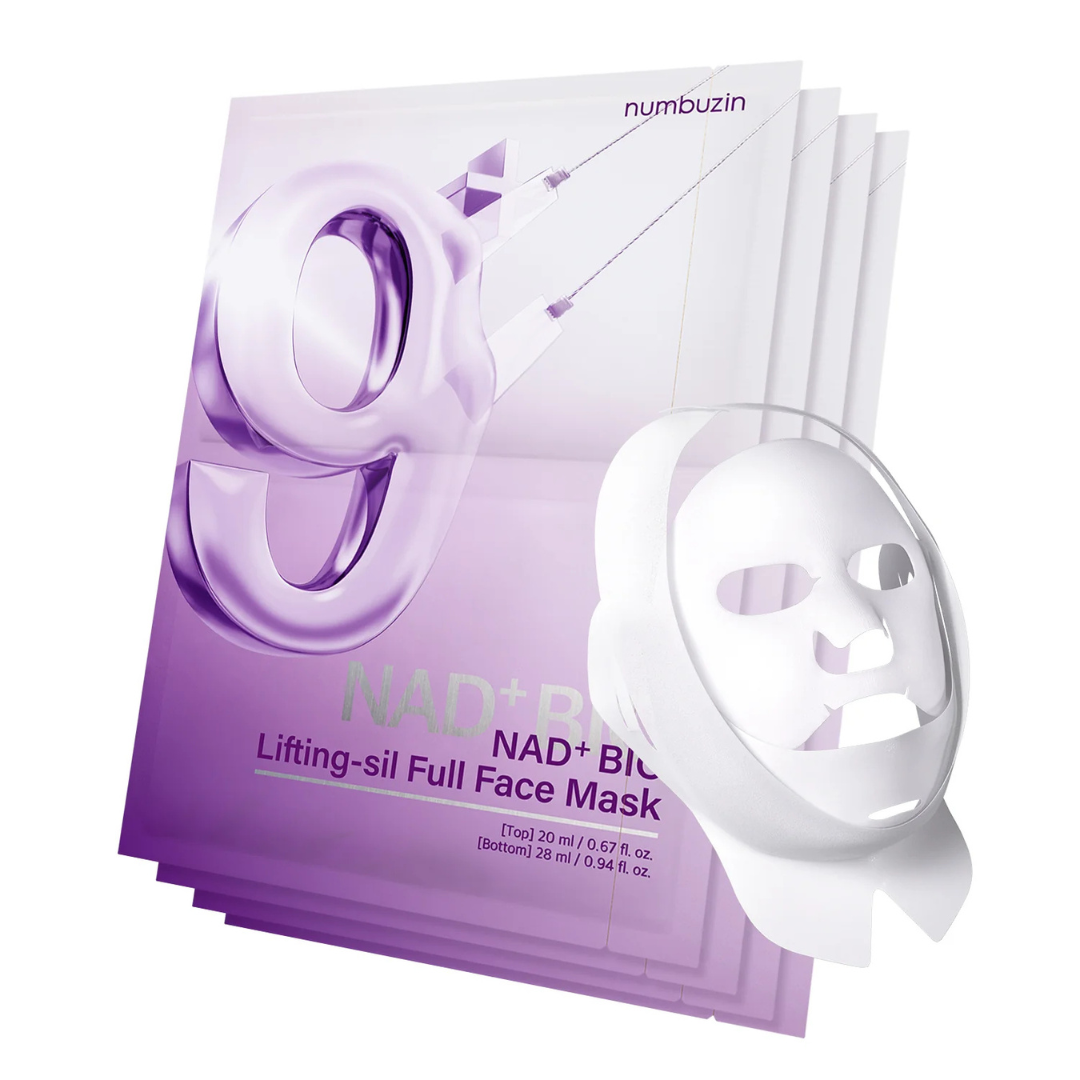 No. 9 NAD Bio Lifting-sil Full Face Mask - 4 Sheet Masks